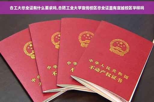 合工大毕业证有什么要求吗,合肥工业大学宣传校区毕业证盖有宣城校区字样吗