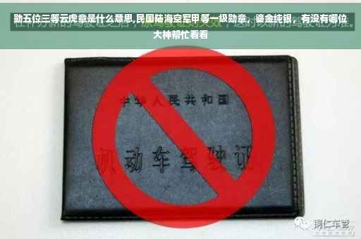 勋五位三等云虎章是什么意思,民国陆海空军甲等一级勋章，鎏金纯银，有没有哪位大神帮忙看看