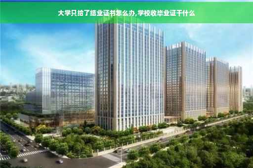 大学只给了结业证书怎么办,学校收毕业证干什么