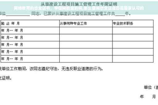 网络教育的毕业证书，学信网能查到吗,怎么查询毕业证是否是国家认可的