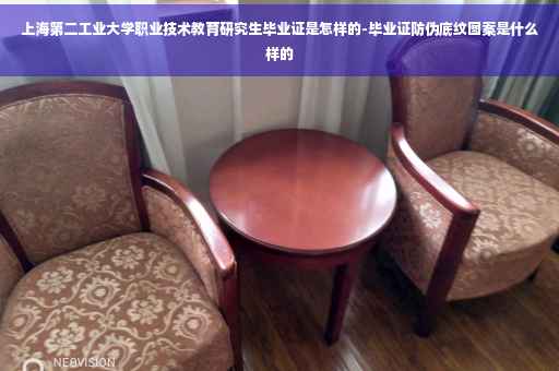 上海第二工业大学职业技术教育研究生毕业证是怎样的-毕业证防伪底纹图案是什么样的
