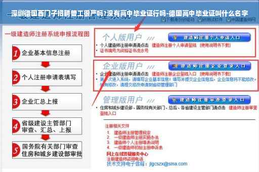 深圳德国西门子招聘普工很严吗?没有高中毕业证行吗-德国高中毕业证叫什么名字