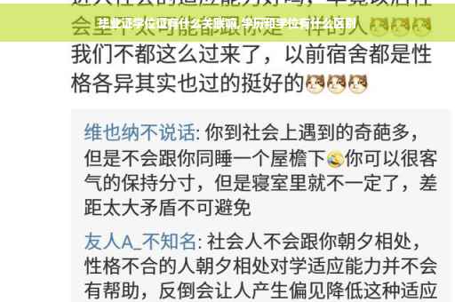 毕业证学位证有什么关联嘛,学历和学位有什么区别
