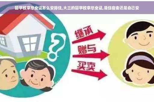 回学校拿毕业证怎么安排住,大三的回学校拿毕业证,是住宿舍还是自己安