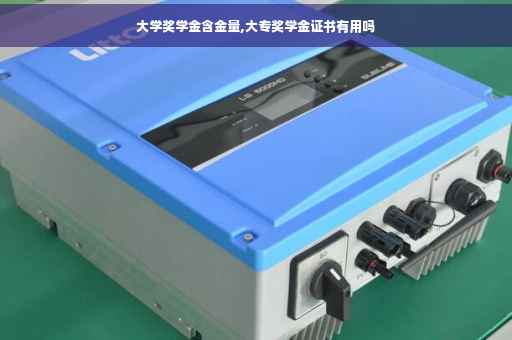 大学奖学金含金量,大专奖学金证书有用吗