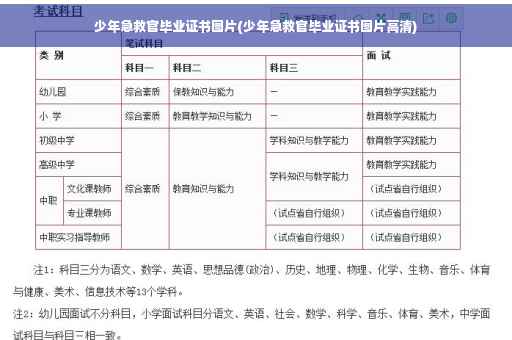 少年急救官毕业证书图片(少年急救官毕业证书图片高清)
