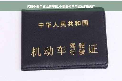 沈阳不要毕业证的学校,不需要初中毕业证的技校? 沈阳不要毕业证的学校,不需要初中毕业证的技校?