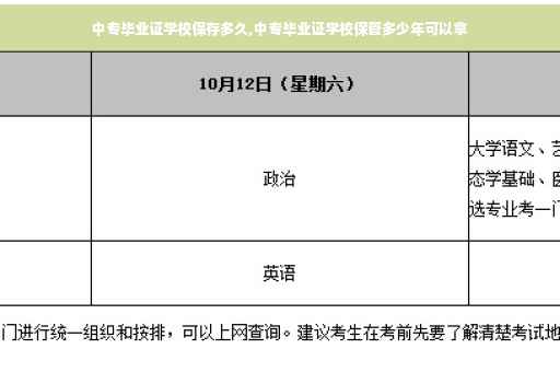 中专毕业证学校保存多久,中专毕业证学校保管多少年可以拿