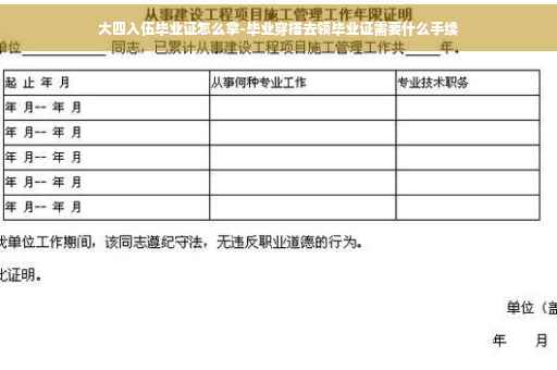 大四入伍毕业证怎么拿-毕业穿搭去领毕业证需要什么手续