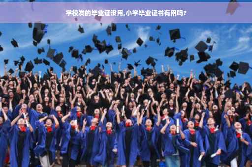 学校发的毕业证没用,小学毕业证书有用吗?