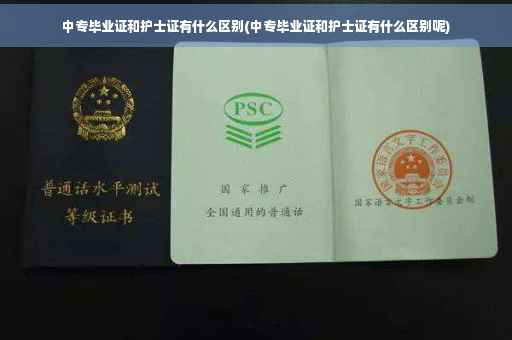 中专毕业证和护士证有什么区别(中专毕业证和护士证有什么区别呢)