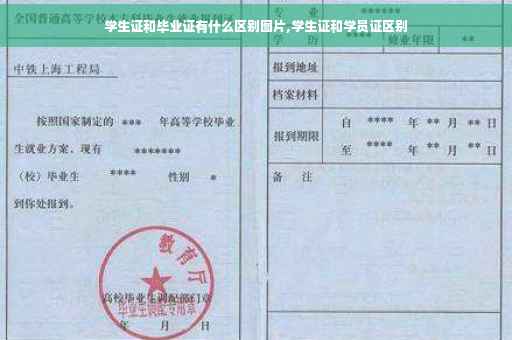 学生证和毕业证有什么区别图片,学生证和学员证区别