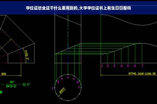 学位证毕业证干什么要用到的,大学学位证书上有生日日期吗