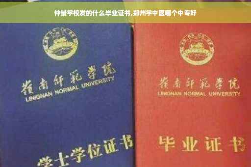 仲景学校发的什么毕业证书,郑州学中医哪个中专好