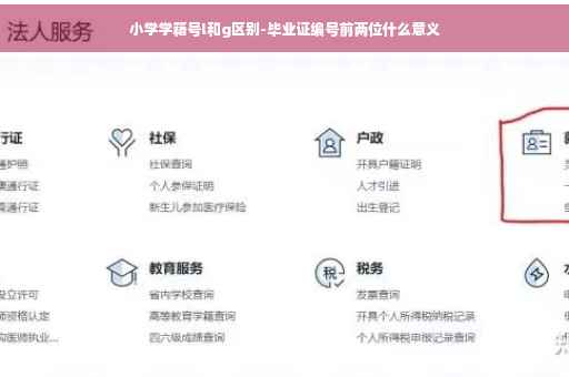 小学学籍号l和g区别-毕业证编号前两位什么意义