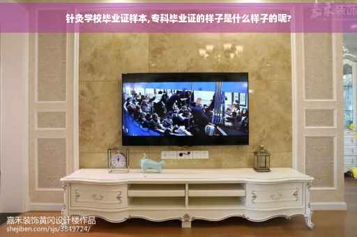 针灸学校毕业证样本,专科毕业证的样子是什么样子的呢?