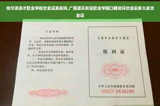 哈尔滨滨才职业学校毕业证真实吗,广西蓝天航空职业学院口碑如何毕业后多久发毕业证