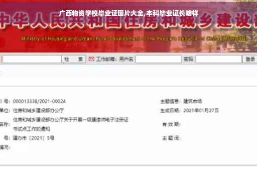广西物资学校毕业证图片大全,本科毕业证长啥样