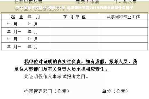 艺术国际学校毕业证图片大全,武汉音乐学院2019的毕业证是什么样子