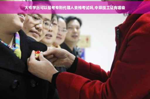 大专学历可以报考专利代理人资格考试吗,中级技工证有哪些
