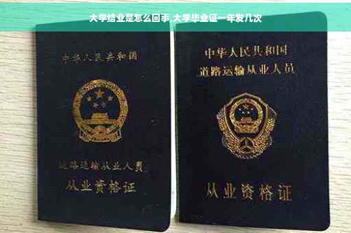 大学结业是怎么回事,大学毕业证一年发几次