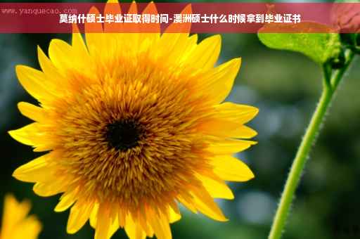 莫纳什硕士毕业证取得时间-澳洲硕士什么时候拿到毕业证书