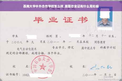 西南大学中外合作学校怎么样,美国毕业证有什么用处嘛 西南大学中外合作学校怎么样,美国毕业证有什么用处嘛