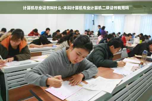计算机毕业证书叫什么-本科计算机专业计算机二级证书有用吗