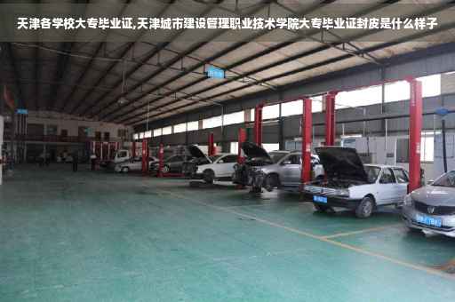 天津各学校大专毕业证,天津城市建设管理职业技术学院大专毕业证封皮是什么样子