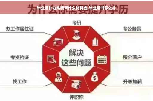 毕业证补办需要带什么材料去,毕业证书怎么补