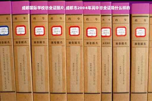 成都国际学校毕业证图片,成都市2004年高中毕业证是什么样的