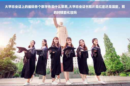 大学毕业证上的编码各个数字各是什么意思,大学毕业证书照片是红底还是蓝底，照的时候能化妆吗