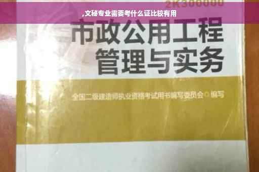 ,文秘专业需要考什么证比较有用