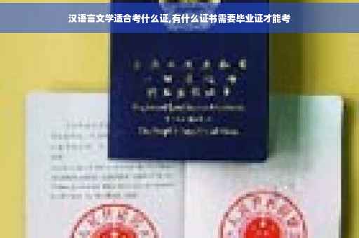 汉语言文学适合考什么证,有什么证书需要毕业证才能考