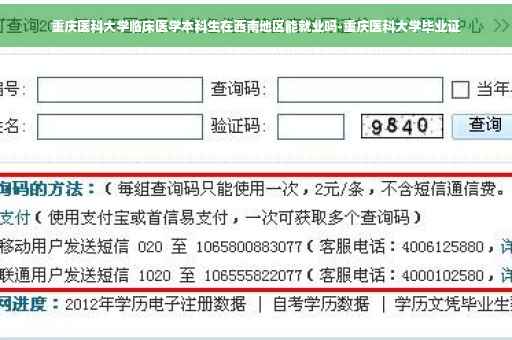 重庆医科大学临床医学本科生在西南地区能就业吗-重庆医科大学毕业证