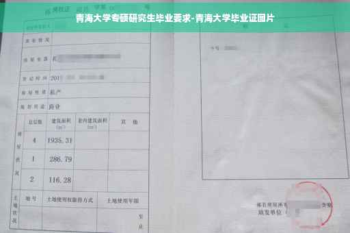 青海大学专硕研究生毕业要求-青海大学毕业证图片