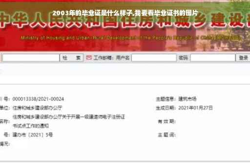 2003年的毕业证是什么样子,我要看毕业证书的图片