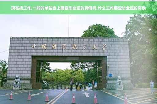 现在找工作,一般的单位会上网查毕业证的真假吗,什么工作要查毕业证的真伪