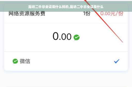 廊坊二中毕业证是什么样的,廊坊二中毕业证是什么