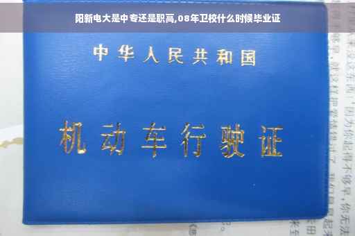 阳新电大是中专还是职高,08年卫校什么时候毕业证