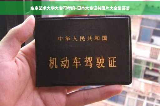 东京艺术大学大专可考吗-日本大专证书图片大全集高清