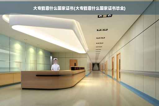 大专能靠什么国家证书(大专能靠什么国家证书毕业) 大专能靠什么国家证书(大专能靠什么国家证书毕业)