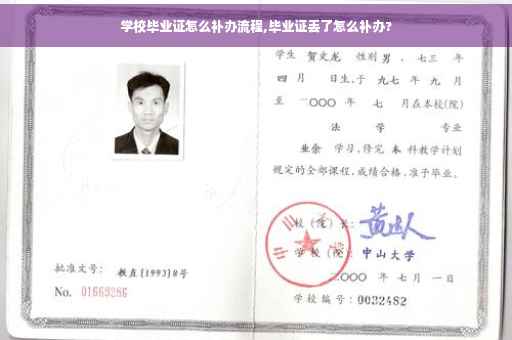 学校毕业证怎么补办流程,毕业证丢了怎么补办?