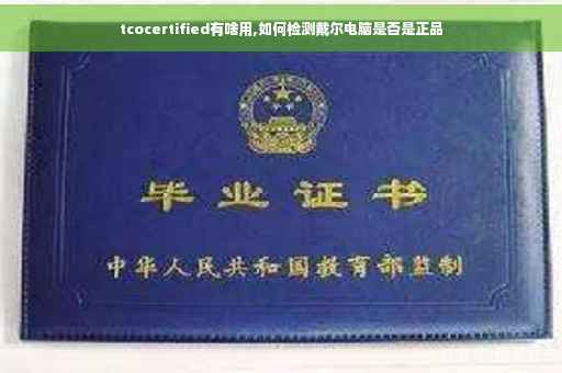 tcocertified有啥用,如何检测戴尔电脑是否是正品