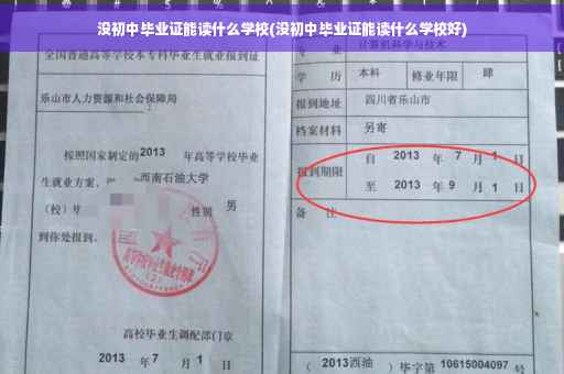 没初中毕业证能读什么学校(没初中毕业证能读什么学校好)