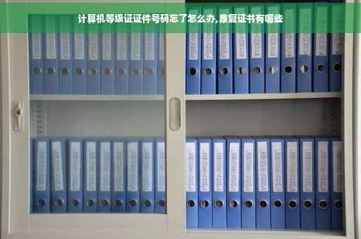 计算机等级证证件号码忘了怎么办,康复证书有哪些