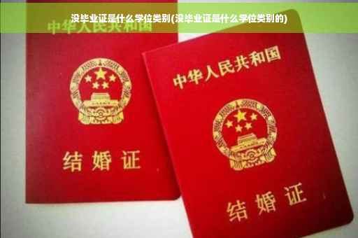 没毕业证是什么学位类别(没毕业证是什么学位类别的)