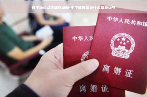有学籍可以要毕业证吗-小学教育须要什么毕业证书