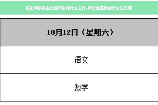 历史学研究生毕业可以找什么工作-有毕业证能找什么工作呢