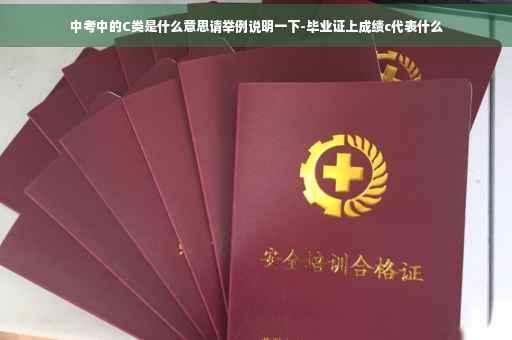 中考中的C类是什么意思请举例说明一下-毕业证上成绩c代表什么